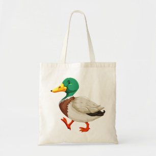 Kute eend tote bag