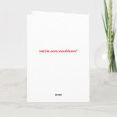 Kute egel - verjaardag van kleindochter naamleefti kaart (Achterkant)