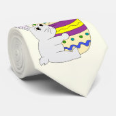 Kute eitjes met geverfde eicel stropdas (Opgerold)