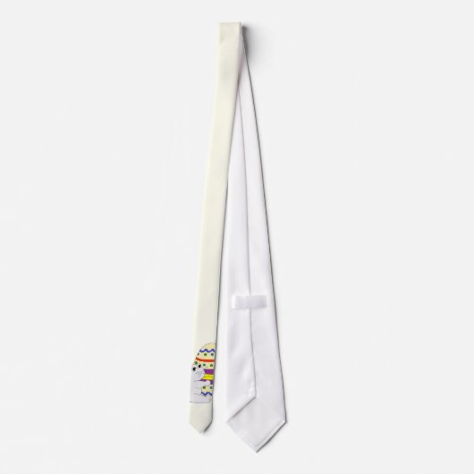 Kute eitjes met geverfde eicel stropdas (Achterkant)