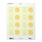 Kute elementaire schoolbibliotheeklabels etiket (Full Sheet)