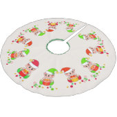 Kute elves, kleine helpers en confetti kerstboom rok (Gekanteld)