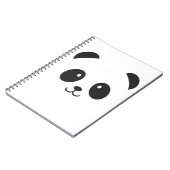 Kute en Cudly Panda-laptop Notitieboek (Linkerzijde)