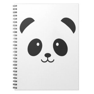 Kute en Cudly Panda-laptop Notitieboek