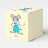 Kute en elegante kleine muis bedankdoosjes (Voorkant Zijde)