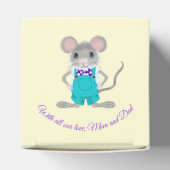 Kute en elegante kleine muis bedankdoosjes (Bovenkant)