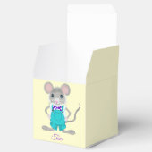 Kute en elegante kleine muis bedankdoosjes (Geopend)