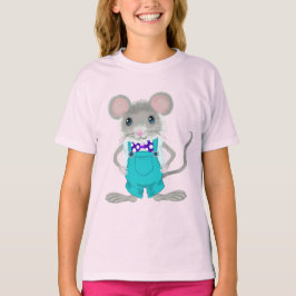 Kute en elegante kleine muis t-shirt