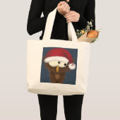 Kute en feestoowl grote tote bag (Voorkant (product))