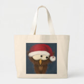 Kute en feestoowl grote tote bag (Voorkant)