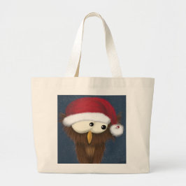 Kute en feestoowl grote tote bag