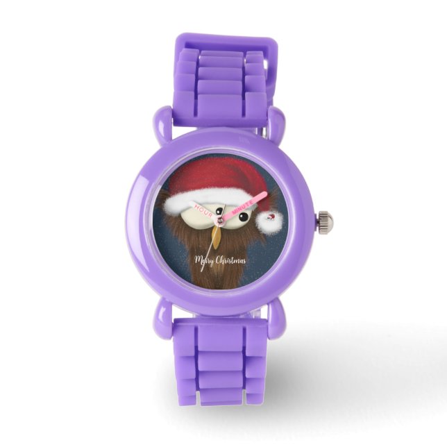 Kute en feestoowl horloge (Voorkant)