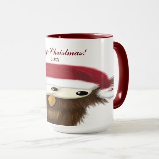 Kute en feestoowl mok (Voorkant rechts)