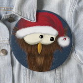 Kute en feestoowl ronde button 6,0 cm (In situ)