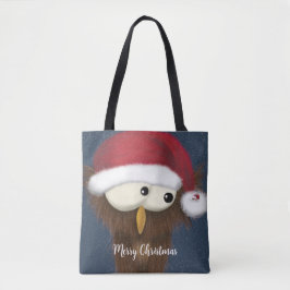 Kute en feestoowl tote bag