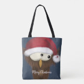 Kute en feestoowl tote bag (Achterkant)