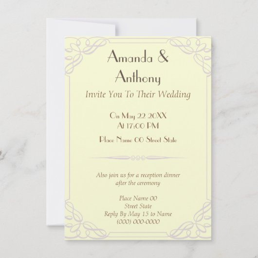 Kute en grappig kattenbruiloft kaart (Achterkant)