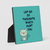 Kute en Inspirerend Aanmoedigende Citaat Fotoplaat (Voorkant)