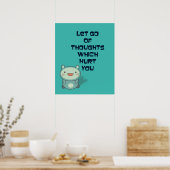 Kute en Inspirerend Aanmoedigende Citaat Poster (Keuken)