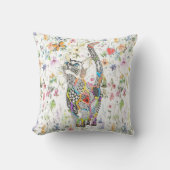 Kute en kleurrijk Sierkussen van karbonade (Voorkant)