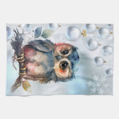 Kute en kleurrijke keukenhanddoeken voor kerstmis (Horizontaal)