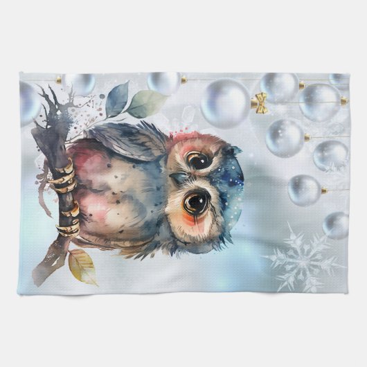 Kute en kleurrijke keukenhanddoeken voor kerstmis (Horizontaal)