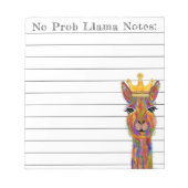 Kute en kleurrijke Llama Alpaca-notebooks Notitieblok (Voorkant)