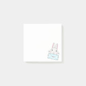 Kute en mooie Bunny holding Love Letter Post-it® Notes (Voorkant)