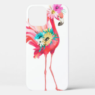 Kute en mooie roze flamingo mexican vogel met Case-Mate iPhone case
