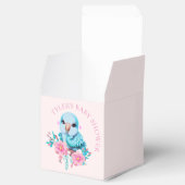 Kute en Schattige blauwe Baby papegaai Bedankdoosjes (Geopend)
