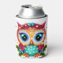 Kute en Schattige Kawaii Baby Owl Blikjeskoeler