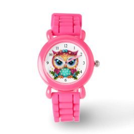 Kute en Schattige Kawaii Baby Owl Horloge