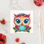 Kute en Schattige Kawaii Baby Owl Servet (Insitu)