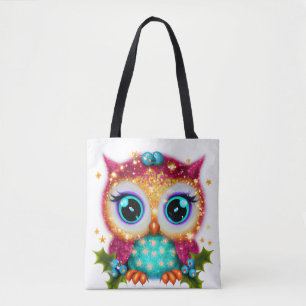 Kute en Schattige Kawaii Baby Owl Tote Bag