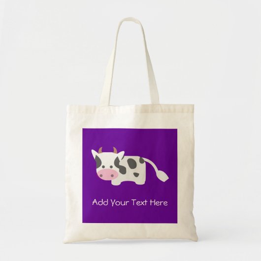 Kute en Schattige koe Tote Bag (Voorkant)