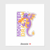 Kute en Schattige Monster Dragon kinder Sticker (Vel)