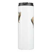 Kute engelse buldog met zonnebril, grappige puppy thermosbeker (Achterkant)