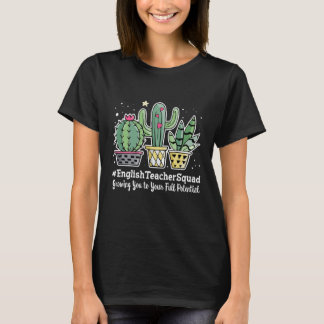 Kute English Teacher Squad Appreciek Week Terug T-shirt
