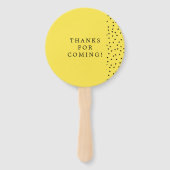 Kute exotische tropische zomer Beach Weddenschap F Handwaaier (Achterkant)