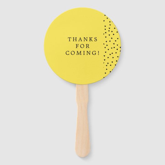 Kute exotische tropische zomer Beach Weddenschap F Handwaaier (Achterkant)