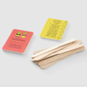 Kute exotische tropische zomersweddenschap handwaaier (Niet-gemonteerd)