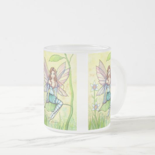 Kute Fairy Fantasy Art Matglas Koffiemok (Voorkant rechts)