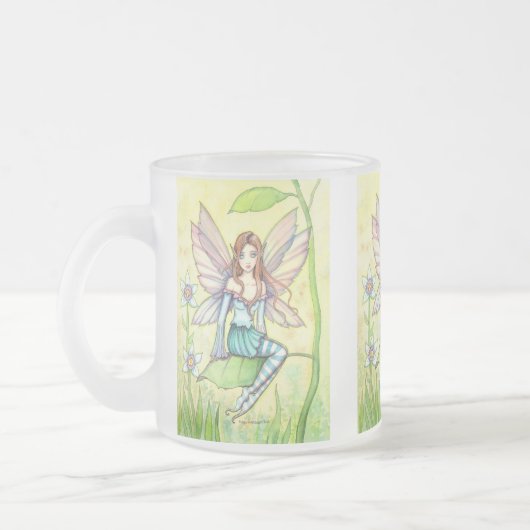 Kute Fairy Fantasy Art Matglas Koffiemok (Links)