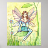 Kute Fairy Fantasy Art Poster (Voorkant)