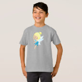 Kute Fairy, Magic Fairy, Forest Fairy, Blonde Hair T-shirt (Voorkant volledig)