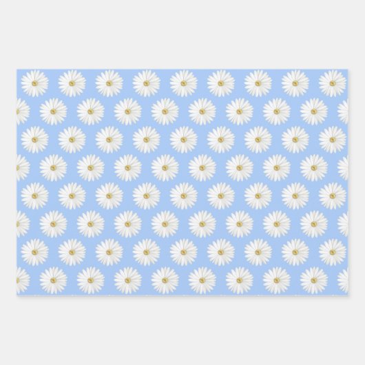 Kute Fairy, Roze Heart en Daisy Flowers Inpakpapier Vel (Voorkant 2)