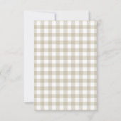 Kute farm Animals Barnyard Baby shower Bedankkaart (Achterkant)