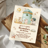 Kute farm animals Birthday Party Barnyard Bash Kaart