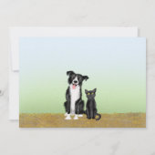 Kute farm animals dankjewel (groot) kaart (Achterkant)