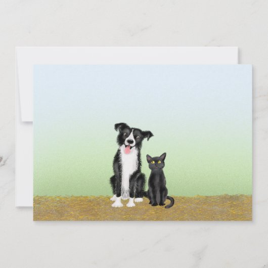 Kute farm animals dankjewel (groot) kaart (Achterkant)